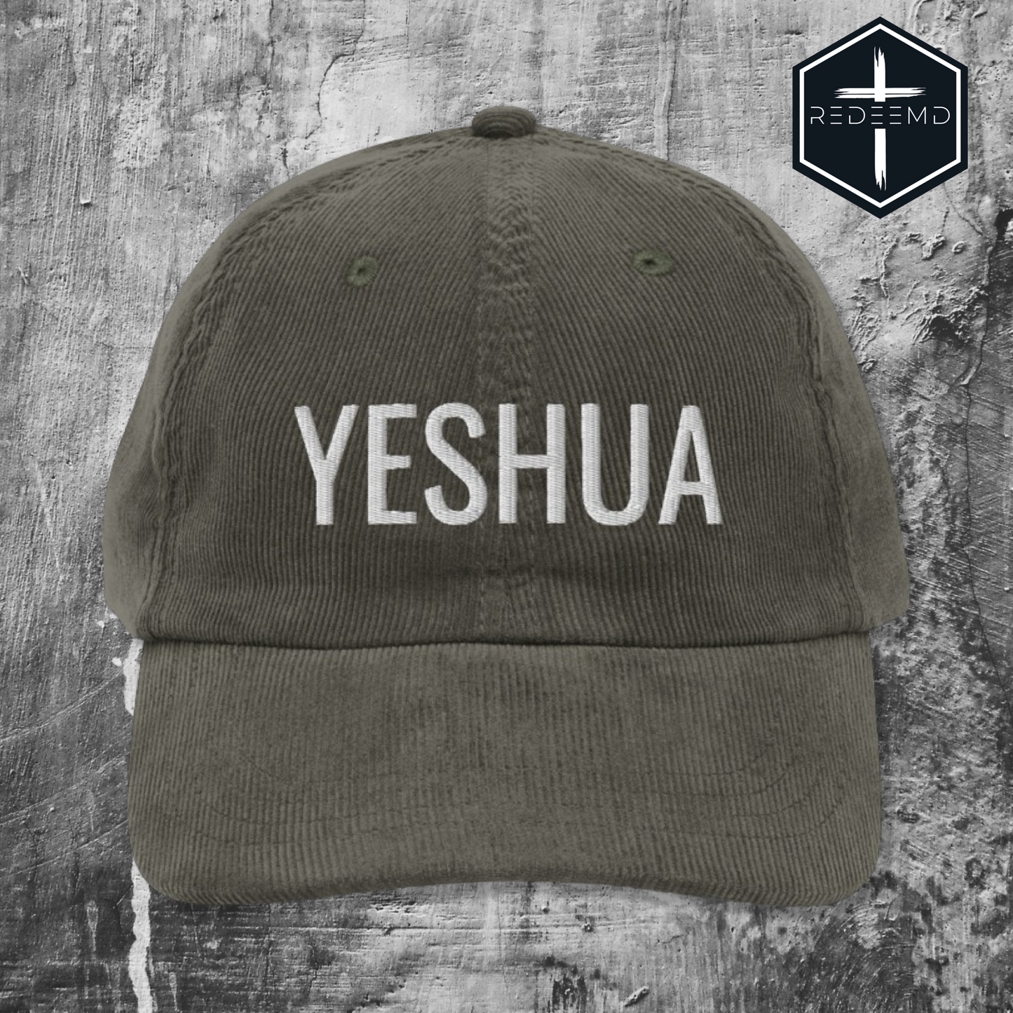 YESHUA | VINTAGE STYLE CORDUROY CAP