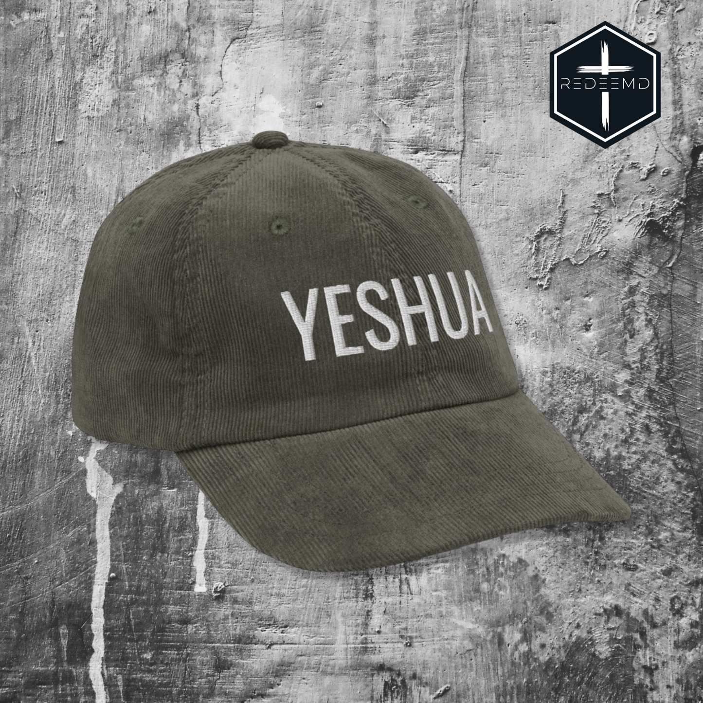 YESHUA | VINTAGE STYLE CORDUROY CAP