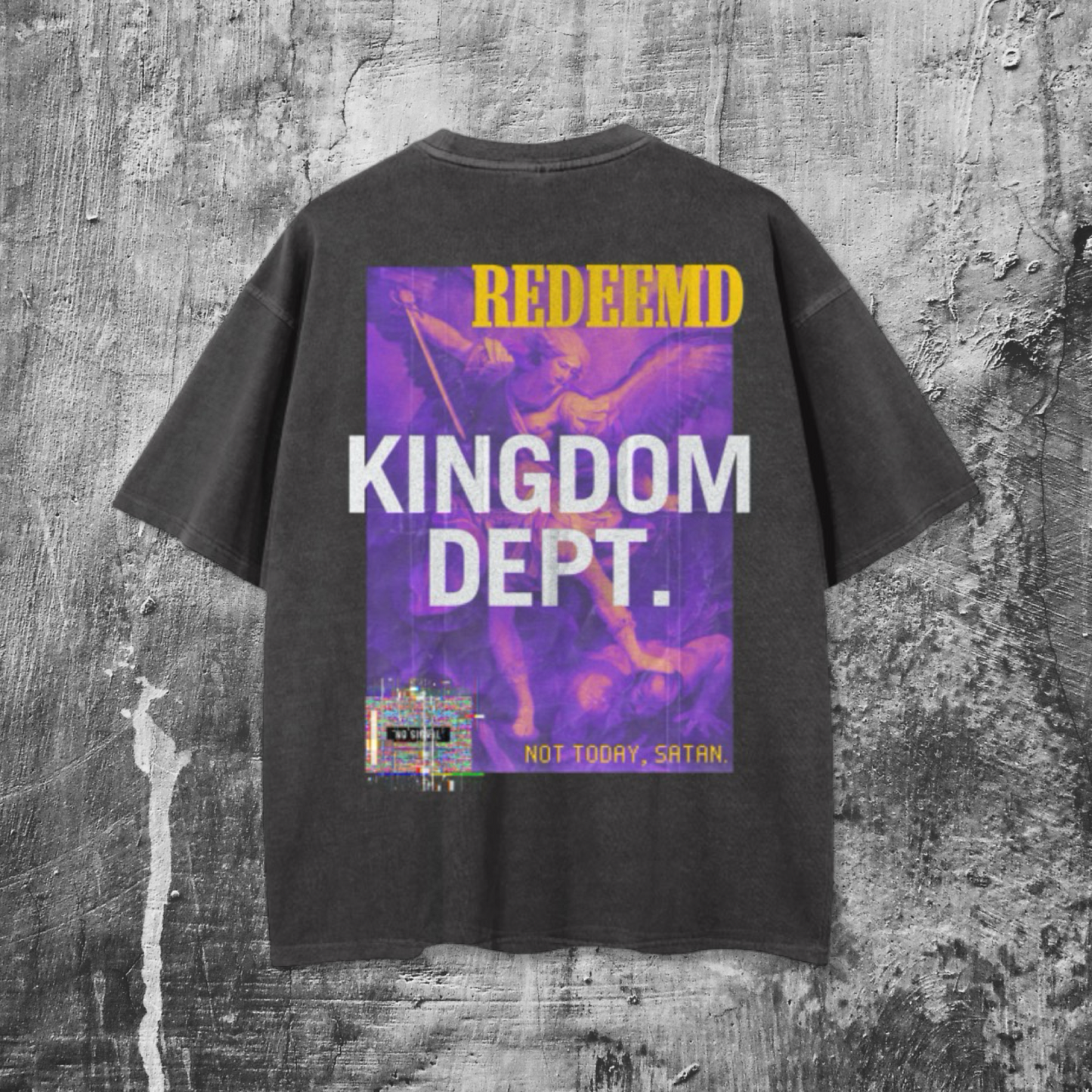 KINGDOM DEPT. | "SWORD Of St. Michael"| Vintage Wash Streetwear Style Tee